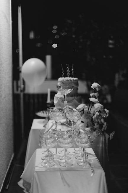 Exclusive celebration with champagne towers and luxury entertainment